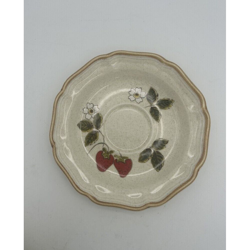 Vtg Mikasa Strawberry Festival Coffee Tea Cup Saucers ONLY(one)
